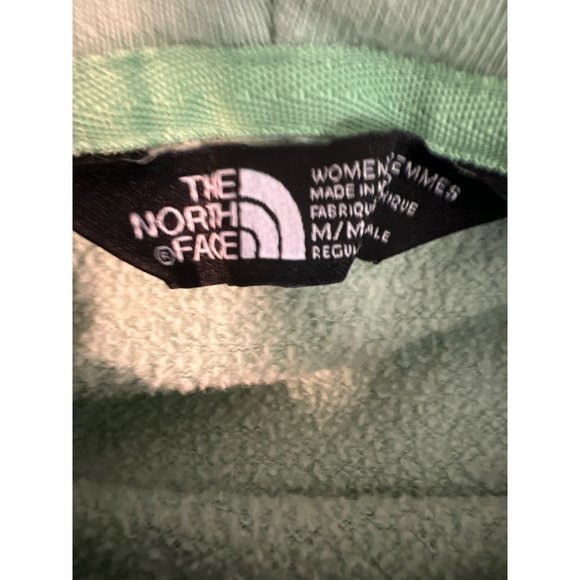 Womens The North Face Green Pull Over Hoodie Size Medium - Picture 5 of 5